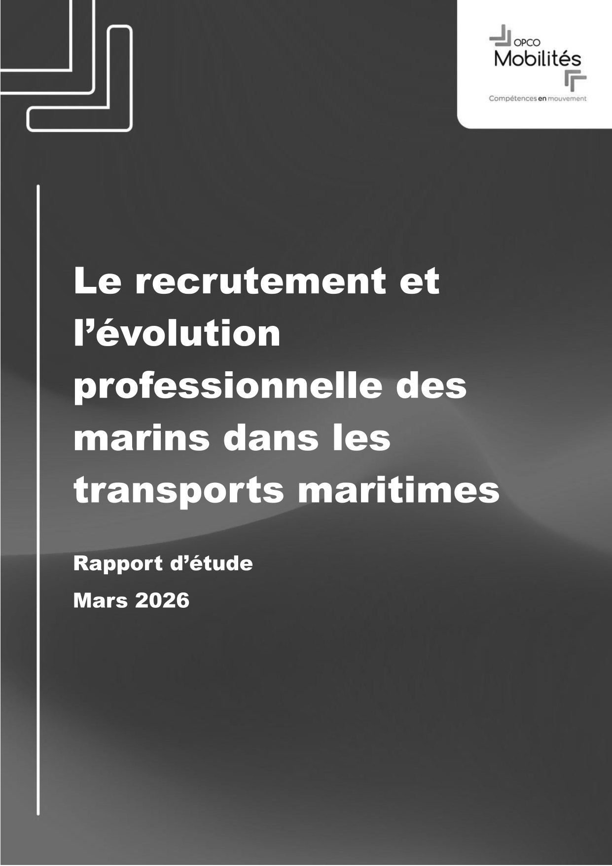 Couverture du rapport sur le recrutement des marins